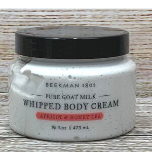 Beekman 1802 Pure Goat Milk Whipped Body Cream Apricot‎ & Honey Tea 16 fl oz New